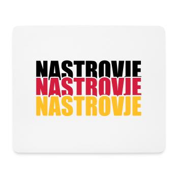 Nastrovje Allemagne Allemagne Fan Shirt - Tapis de souris (format paysage) - blanc - Devant