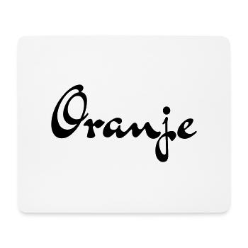 Oranje Buttons / Anstecker - Mousepad (Querformat) - Weiß - Vorne