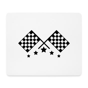 racing_star_c1 - Mousepad (Querformat) - Weiß - Vorne
