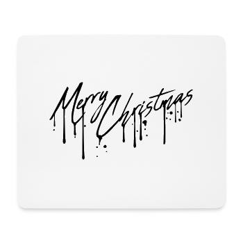 graffiti drops design cool have a merry christma - Mouse Pad (horizontal) - white - Front