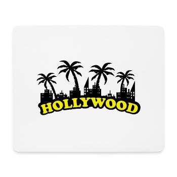 hollywood - Mousepad (Querformat) - Weiß - Vorne