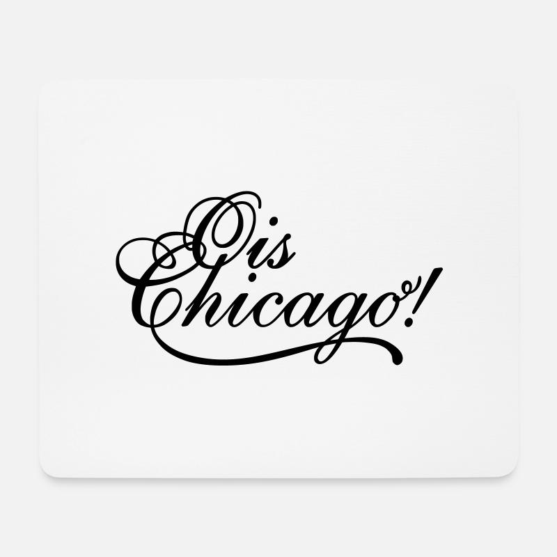 Ois Chicago! - Mousepad (Querformat) - Weiß