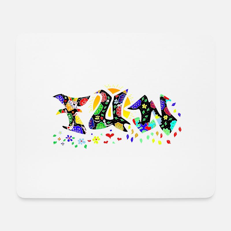 Fun - Mousepad (Querformat) - Weiß