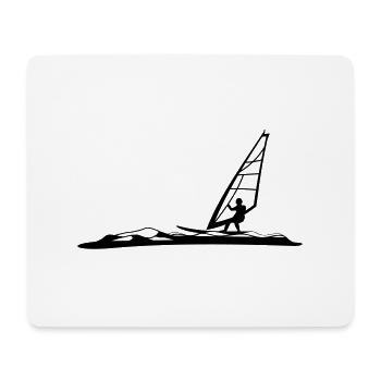 Surfer - Mousepad (Querformat) - Weiß - Vorne