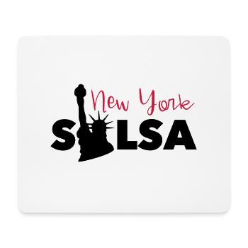 Salsa New York - Salsa Dance Shirt New York Style - Mousepad (Querformat) - Weiß - Vorne
