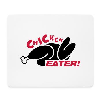 chicken_eater_gi2 - Mousepad (Querformat) - Weiß - Vorne