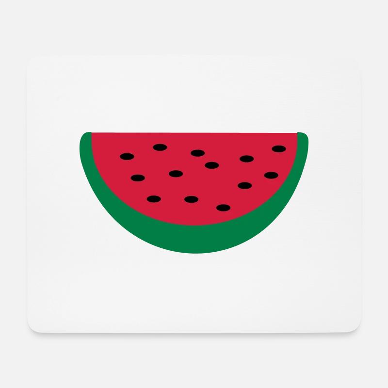 Melone - Mousepad (Querformat) - Weiß
