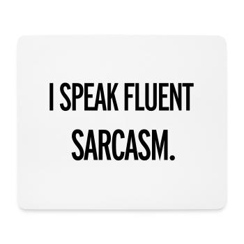 Sarcasm - Tapis de souris (format paysage) - blanc - Devant