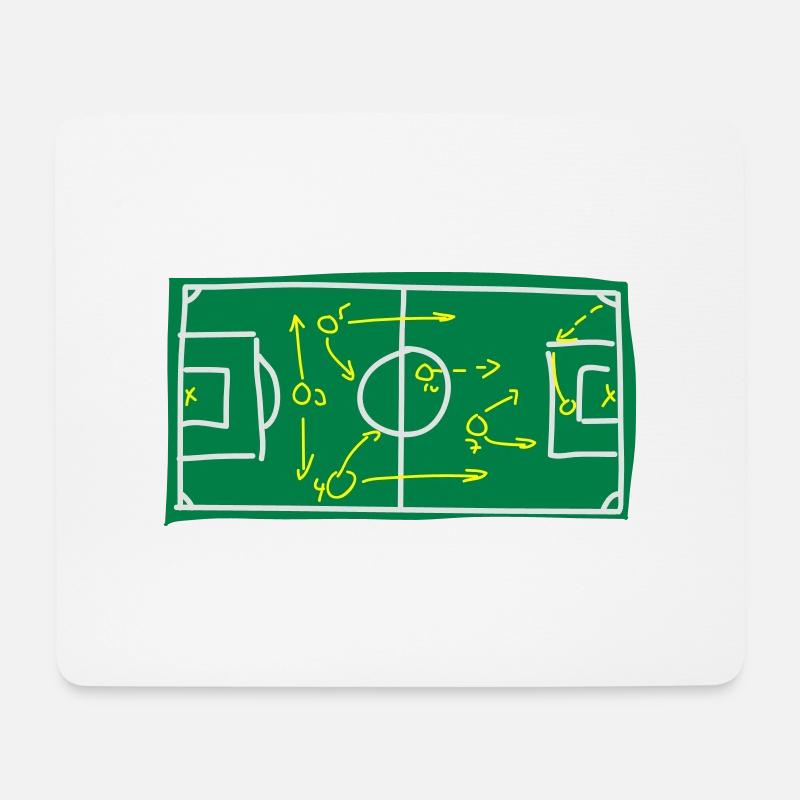 spielfeld - Mousepad (Querformat) - Weiß