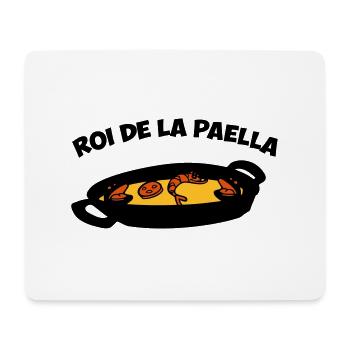 roi de la paella - Mouse Pad (horizontal) - white - Front