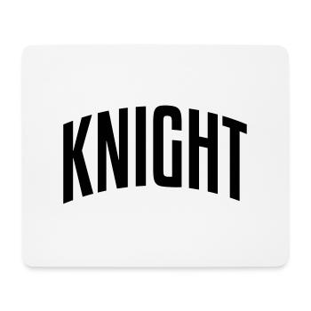 knight stylish arched text logo copy - Mouse Pad (horizontal) - white - Front