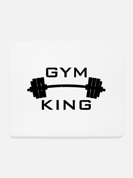 gym king - Mouse Pad (horizontal) - white