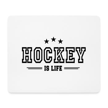 hockey is life 2 - Tapis de souris (format paysage) - blanc - Devant