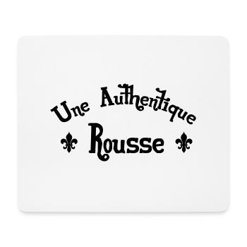 Roux / Rousse / Rousseur / Style / Mode / Rouquine - Tapis de souris (format paysage) - blanc - Devant