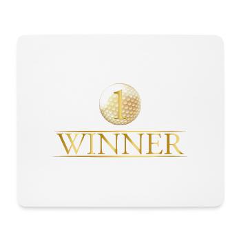 Golf Sieger Golfball Platz Geschenk Trophäe Sport - Mousepad (Querformat) - Weiß - Vorne