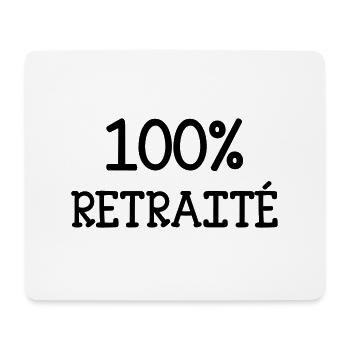 Ruhestand / Rentner / Rentnerin / Rente - Mousepad (Querformat) - Weiß - Vorne
