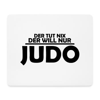 judo - Mousepad (Querformat) - Weiß - Vorne