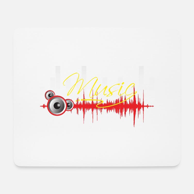 music - Mouse Pad (horizontal) - white