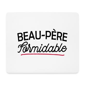 Beau-père formidable - Tapis de souris (format paysage) - blanc - Devant