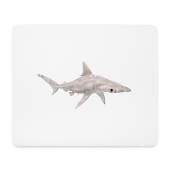 Great hammerhead, shark, shark - Mouse Pad (horizontal) - white - Front