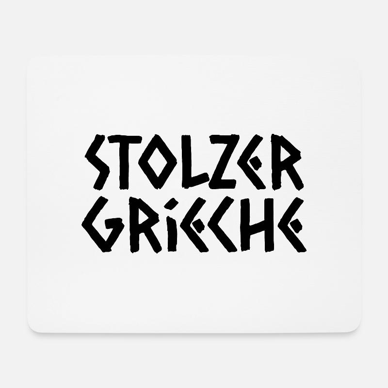 Griechenland - Mousepad (Querformat) - Weiß