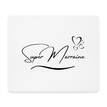 Super Marraine Cadeau Pour La Meilleure Marraine - Tapis de souris (format paysage) - blanc - Devant
