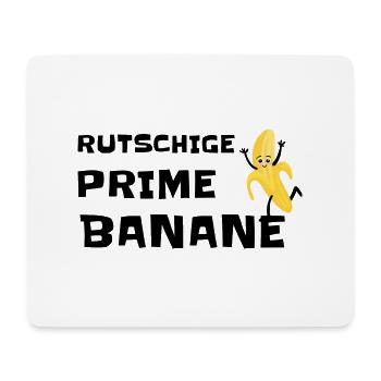 Rutschige Prime Banane - Mousepad (Querformat) - Weiß - Vorne