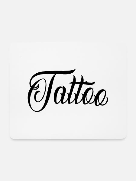 Tattoo - Mouse Pad (horizontal) - white