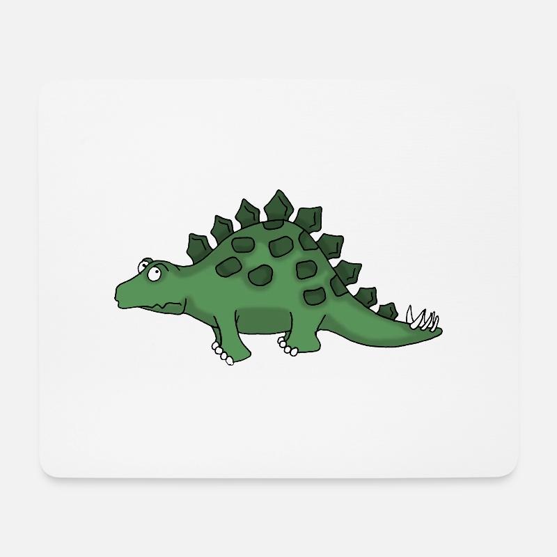 Dino 7 - Mousepad (Querformat) - Weiß