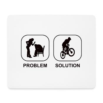 Bicycle Cycling Bike Tour Cycling Mountain Bike - Mouse Pad (horizontal) - white - Front