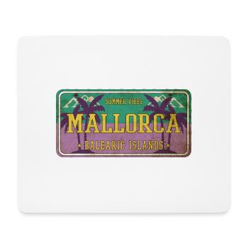 Mallorca Sommer Sonne Strand Meer Palmen Urlaub - Mousepad (Querformat) - Weiß - Vorne