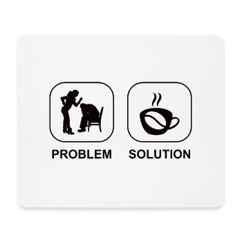 Coffee Gift Coffee Bean Coffee Cup Caffeine - Mouse Pad (horizontal) - white - Front
