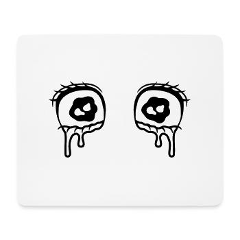 Tears Comic Eyes Crying - Mouse Pad (horizontal) - white - Front