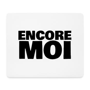 encore moi - Tapis de souris (format paysage) - blanc - Devant