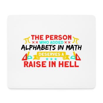 Math Mathematics Science Math Gift - Mouse Pad (horizontal) - white - Front
