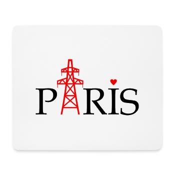 Paris - Mousepad (Querformat) - Weiß - Vorne