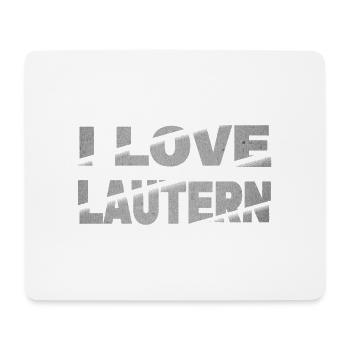 Kaiserslautern Lautern Allemagne Police I Love - Tapis de souris (format paysage) - blanc - Devant