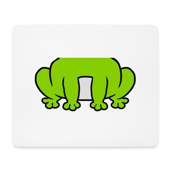 Costume petite grenouille assise - Tapis de souris (format paysage) - blanc - Devant