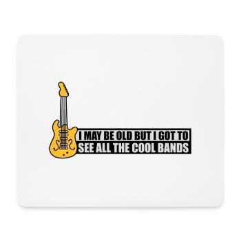 I may be old - Mousepad (Querformat) - Weiß - Vorne