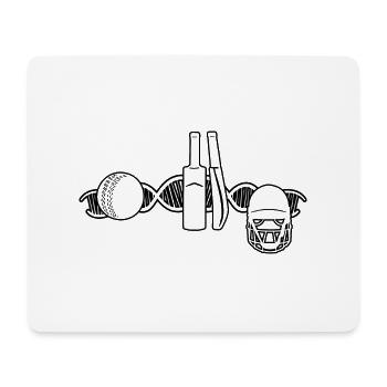 Kricketfan Kricket Team Cricket Spruch Geschenk - Mousepad (Querformat) - Weiß - Vorne