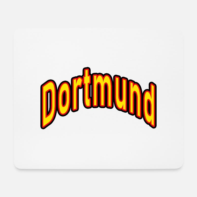 Dortmund - Mousepad (Querformat) - Weiß