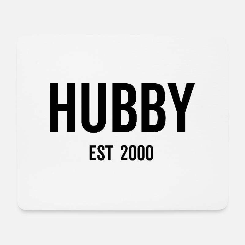 Ehemann Est 2000 - Mousepad (Querformat) - Weiß