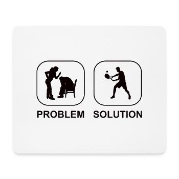 Tennis Club Tennis Tennis Players Tennis Rackets - Mouse Pad (horizontal) - white - Front