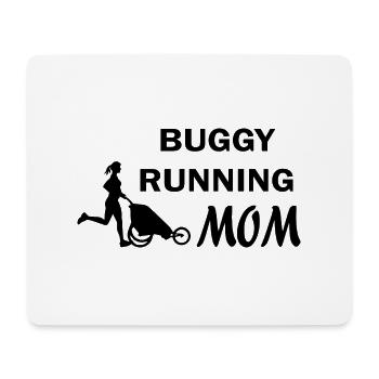 Biking Running Marathon Triathlon Bike - Mouse Pad (horizontal) - white - Front