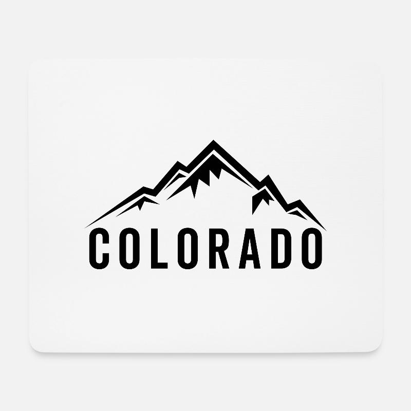 Colorado - Tapis de souris (format paysage) - blanc