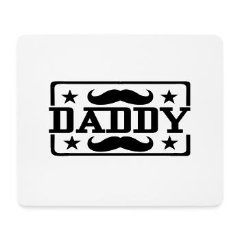 Daddy - Mousepad (Querformat) - Weiß - Vorne