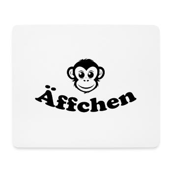 Äffchen - Mousepad (Querformat) - Weiß - Vorne