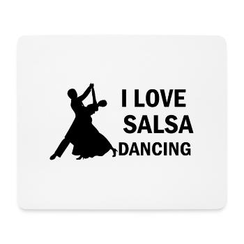 Dancing Dance Music - Mousepad (Querformat) - Weiß - Vorne