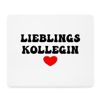 Lieblingskollegin - Mousepad (Querformat) - Weiß - Vorne