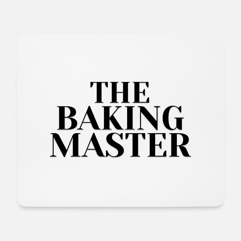 Master the Art of Baking - Mousepad (Querformat) - Weiß
